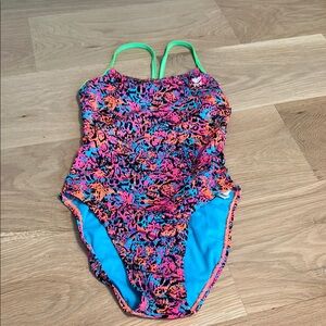 TYR Blue and Pink One Piece Swimwear